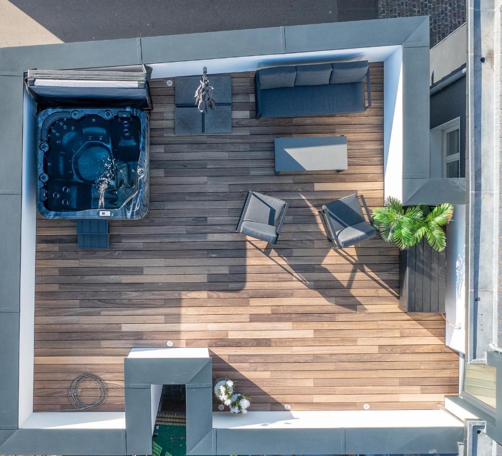 Appartement Avec Rooftop Au Centre De Malmedy Exteriér fotografie